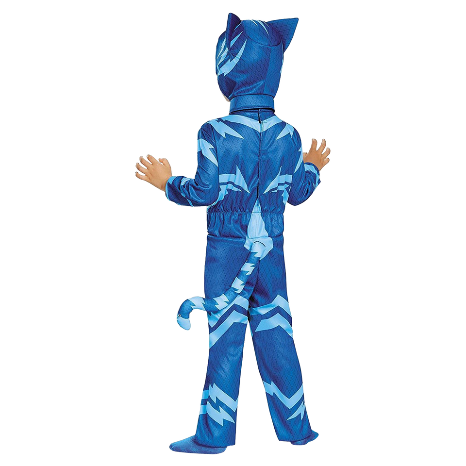 PJ Masks Catboy Toddler Costume Tail Headpiece Outift - Small (2T)