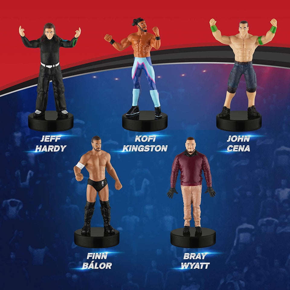 WWE Wrestler Stampers 5pk Hardy Kofi Kingston John Cena Finn Wyatt PMI International