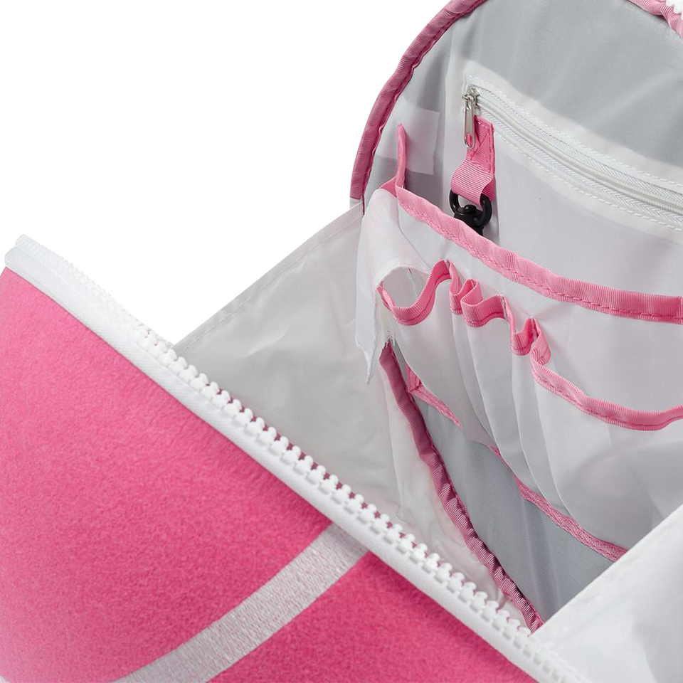 Kids Pink Tennis Ball Sport School Backpack Girls Durable Soft Cleanable Bag Childrens Accessories