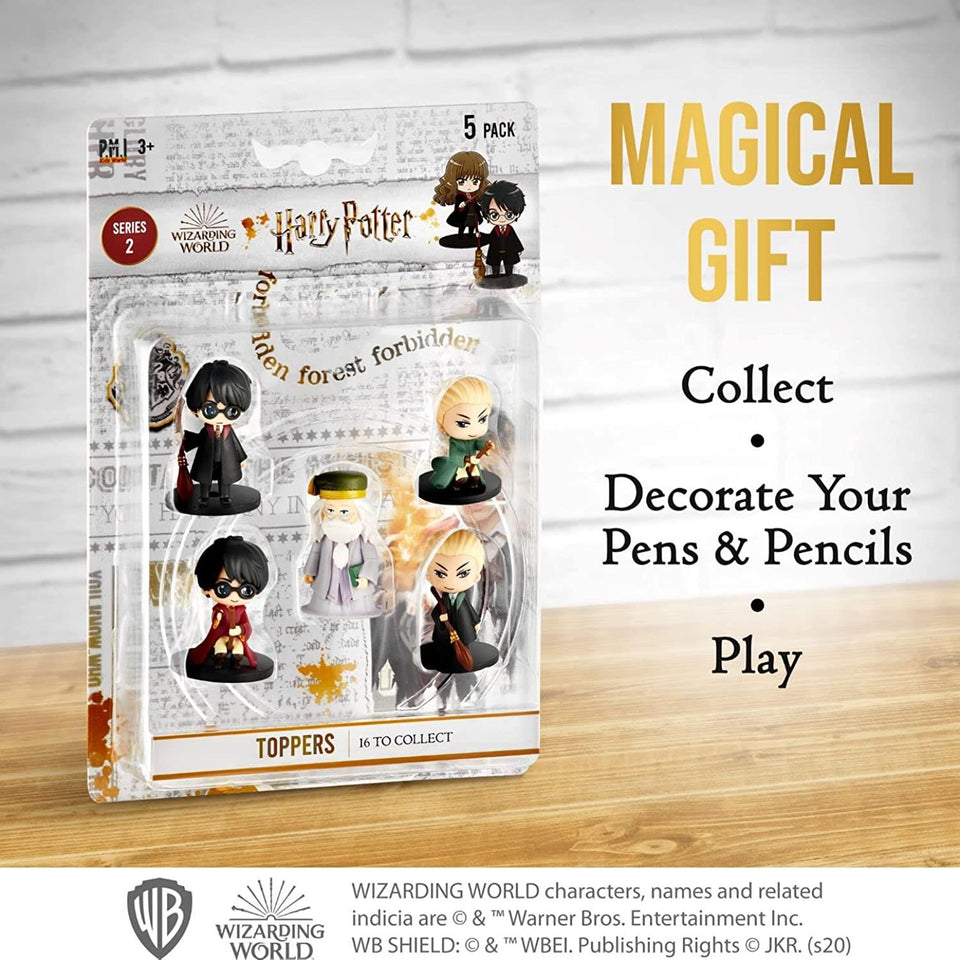 Harry Potter Pencil Toppers 5pk Character Figures Party Favors Decor PMI International