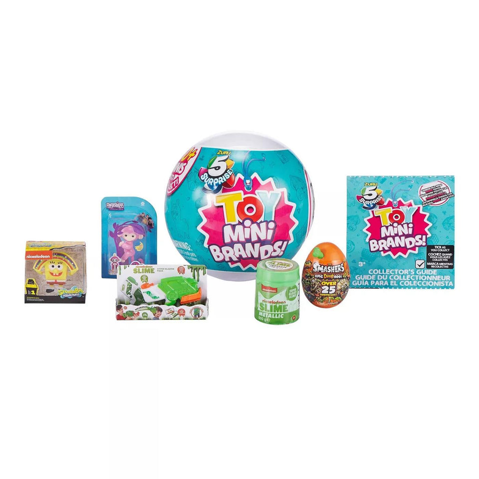 5 Surprise Toy Mini Brands Capsule 3pk Series 1 Real Miniature Zuru