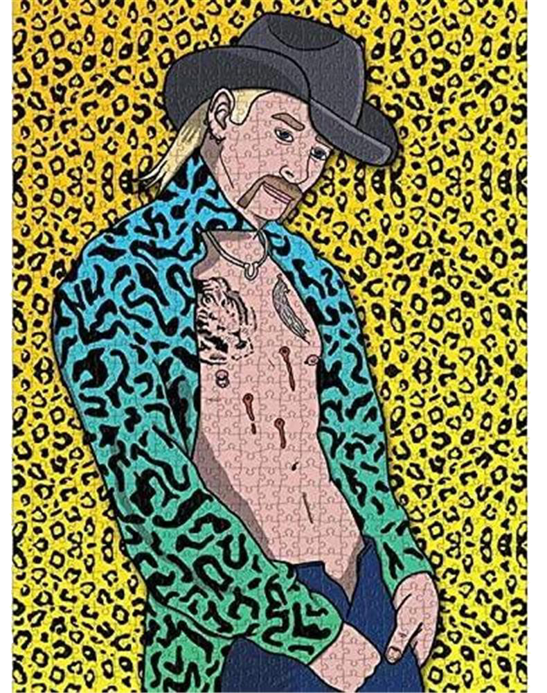 Hot Joe Tiger King Jigsaw Puzzle 1000ct Piece Premium Quality Pop Culture