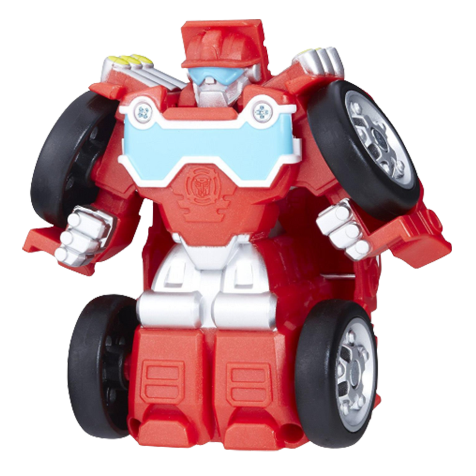 Playskool Transformers Heatwave the Fire-Bot Flip Racers Hero Rescue Bots Robot Figure