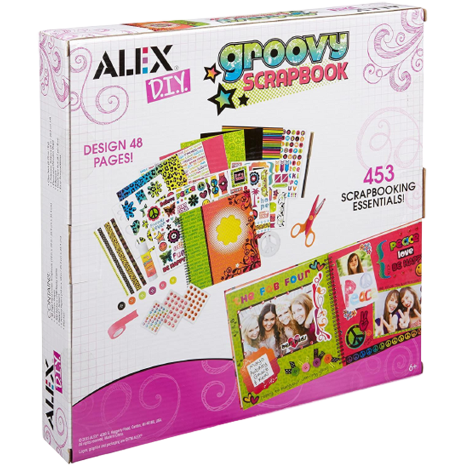 Craft Groovy Scrapbook Kids Arts & Crafts DIY Activity Decorative Creative