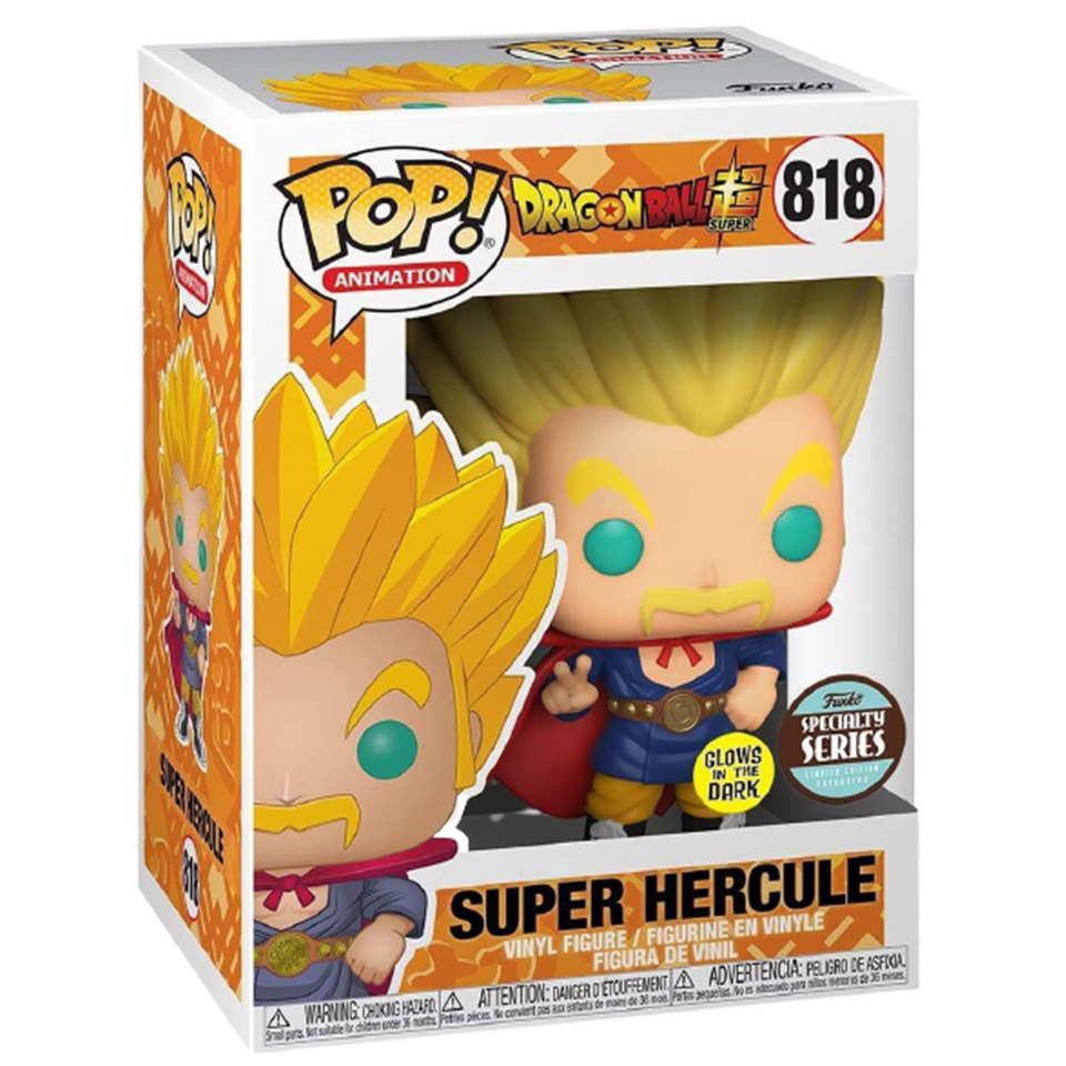 Funko Pop Dragon Ball Super Hercule GITD Glows Figure Specialty