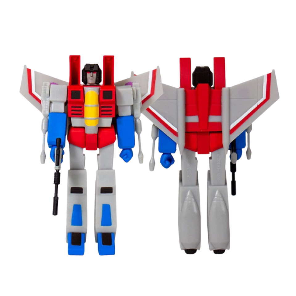 Transformers Starscream Reaction Action Figure - Articulated (Retro)