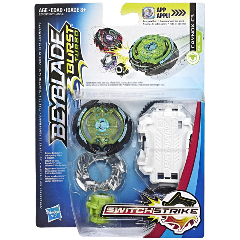 Beyblade Burst Turbo Switch Strike Caynox C3 Battle Spinning Toy