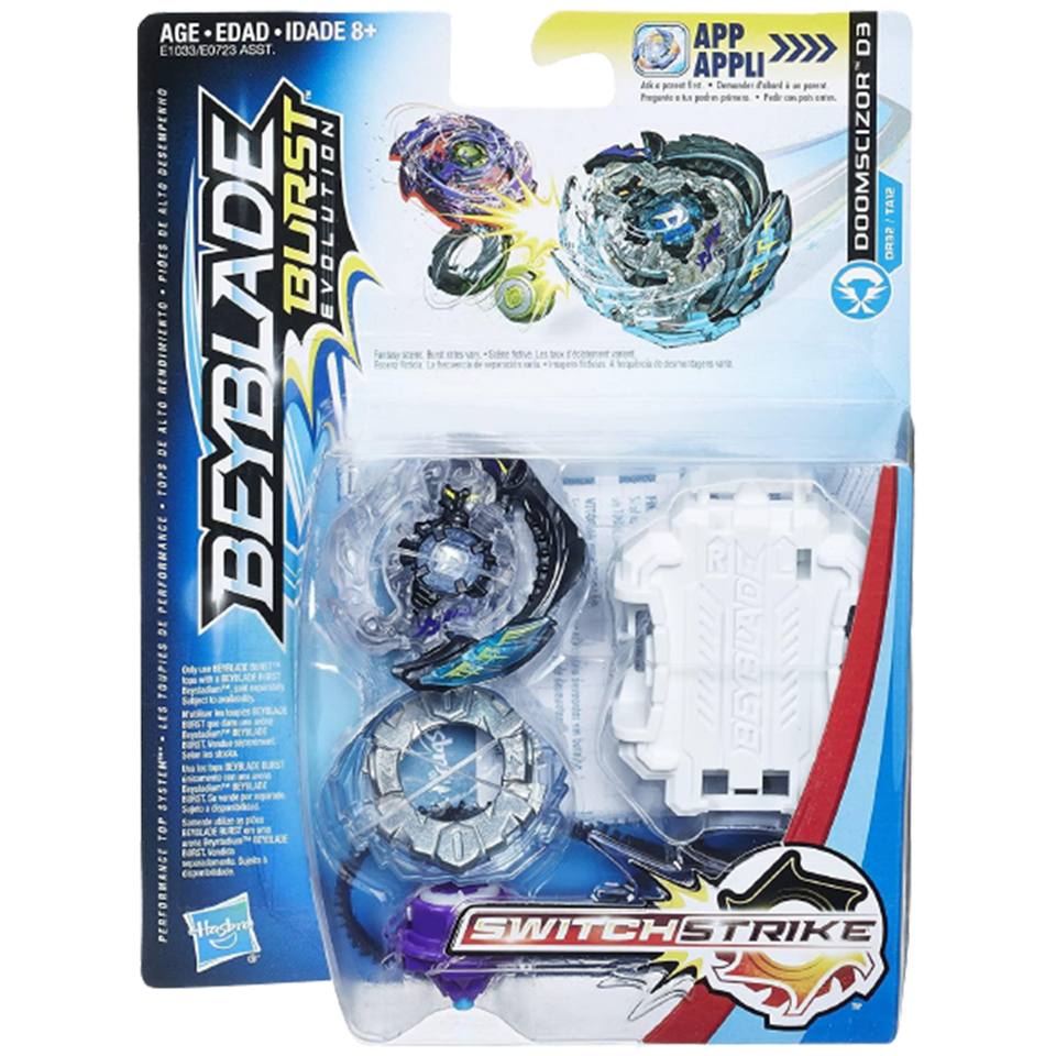 Beyblade Burst Evolution SwitchStrike Doomscizor D3 Starter Pack