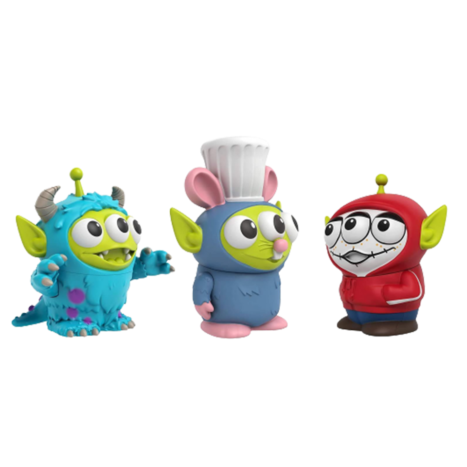 Disney Toy Story Pixar Alien Remix 3-Pack Miguel Sulley Remy Figures