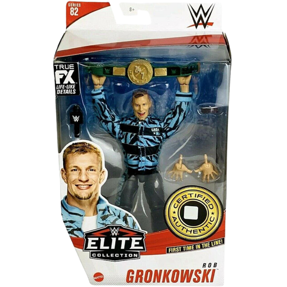 WWE Rob Gronkowski NFL Wrestling Figure Series 82 Elite Superstar