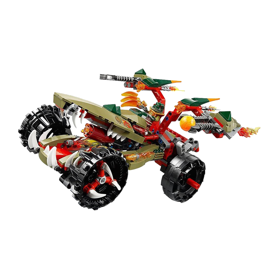 Lego Legends of Chima: Craggers Fire Striker w/3 Figures Stealthor Vornon Cragger Building Toy