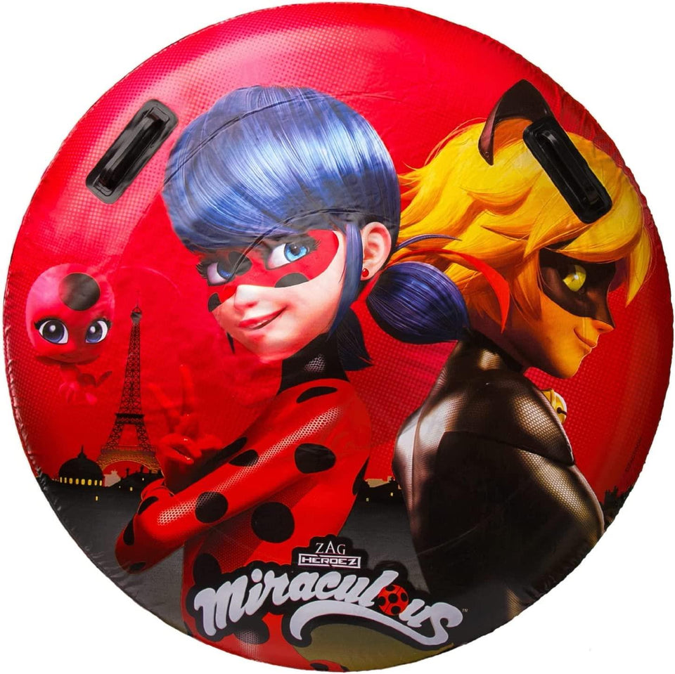 Miraculous Ladybug & Cat Noir Ring Float Pool Raft Inflatable Tube 30" Mighty Mojo