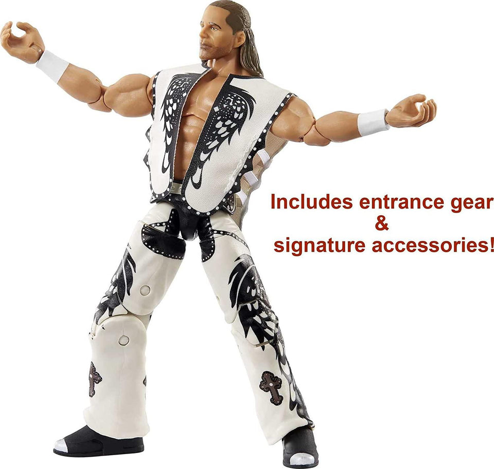WWE Shawn Michaels Wrestlemania Elite Heartbreak Kid Superstar Wrestler Figure Mattel