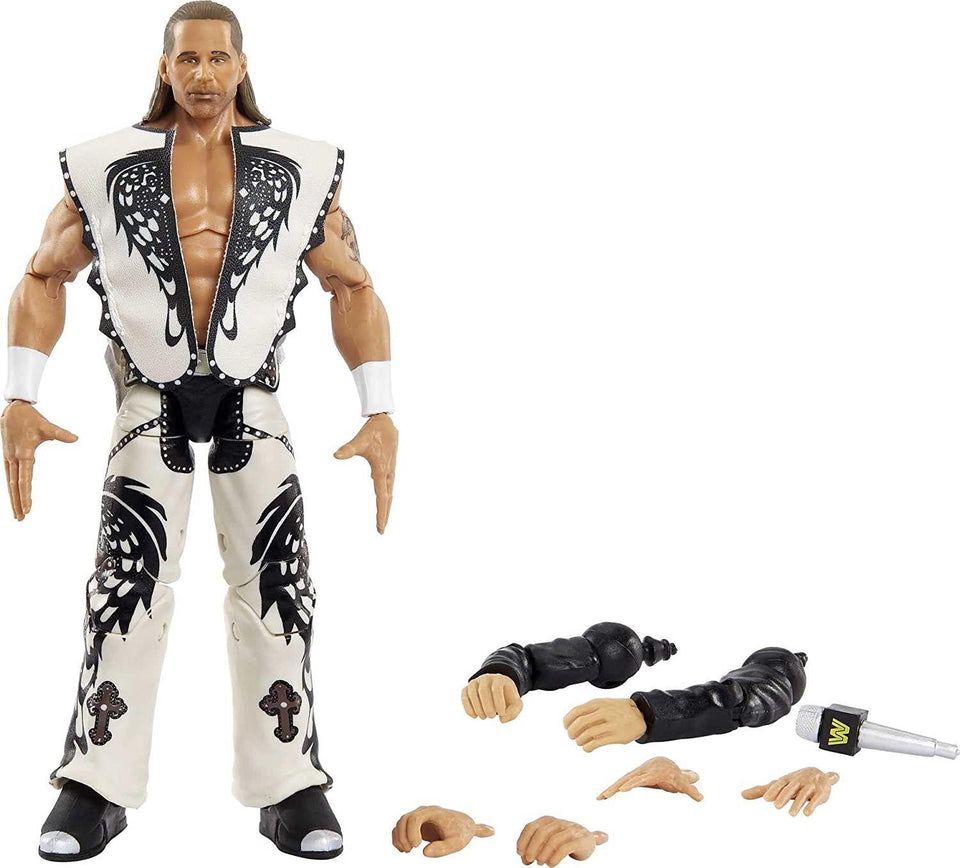 WWE Shawn Michaels Wrestlemania Elite Heartbreak Kid Superstar Wrestler Figure Mattel