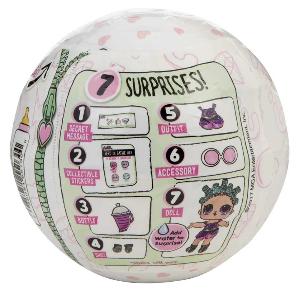 L.O.L. Surprise! Glitter Series 6-Pack Limited Edition LOL Doll Figure Set