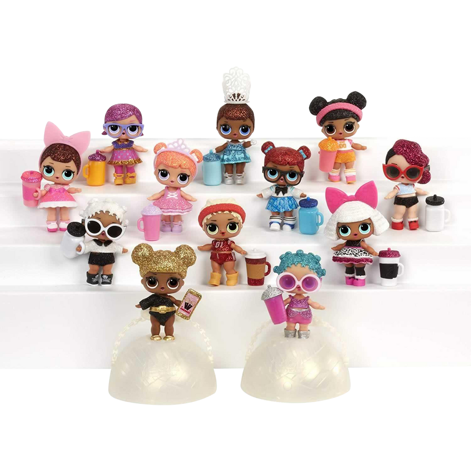 L.O.L. Surprise! Glitter Series 6-Pack Limited Edition LOL Doll Figure Set