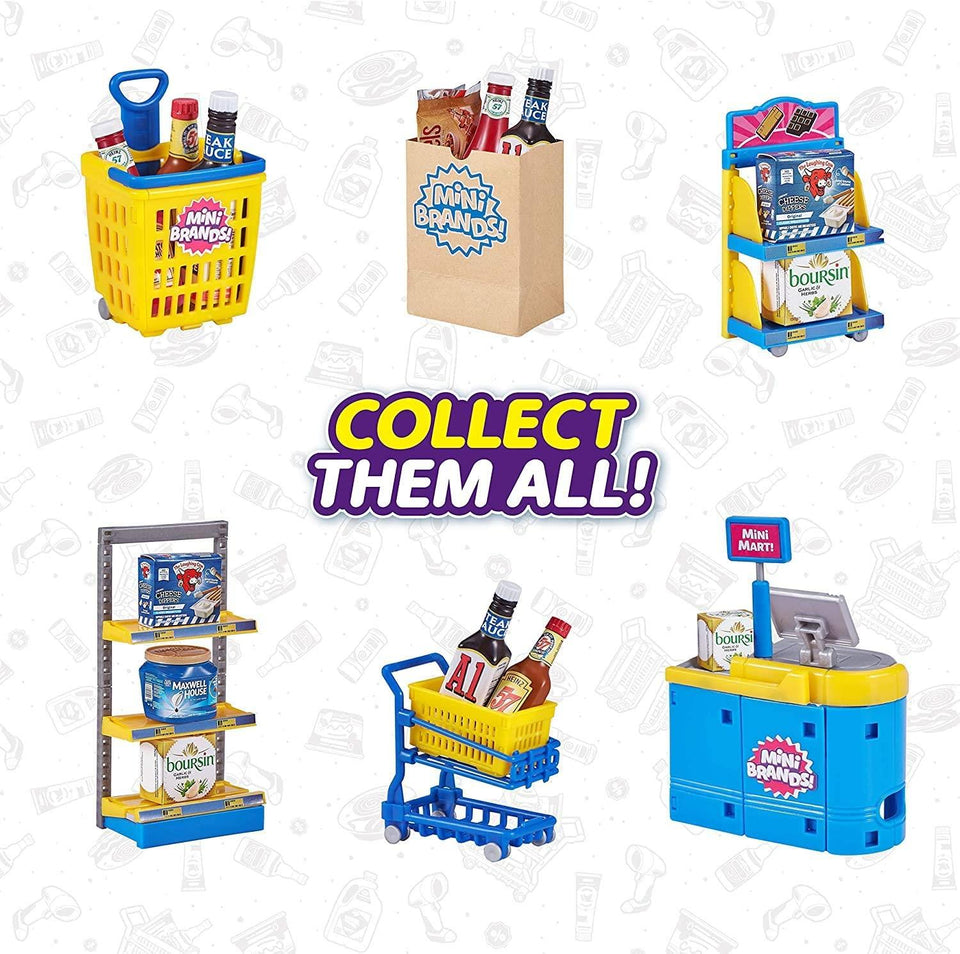 5 Surprise Series 2 Mini Shopping Brands! 4pk Golden Ball Collectible Miniatures Bundle