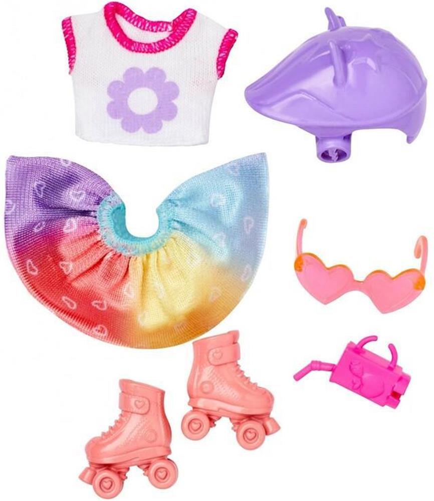 Barbie Club Chelsea Roller Skating Set Doll Accessory Pack GHV59 Mattel