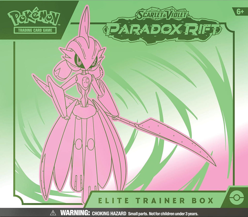 Scarlet & Violet Paradox Rift Elite Trainer Box Pokemon TCG Iron Valiant Trading Card Game