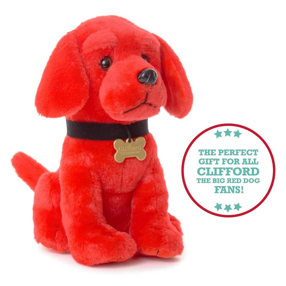 Clifford The Big Red Dog Plush w/Name Tag Officially Licensed Movie Toy 11" Mighty Mojo