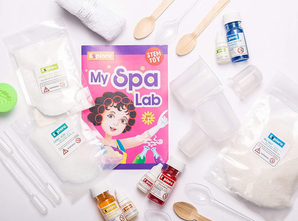 Explore STEM Learner My Spa Lab Bath Bomb DIY Educational Science Kit