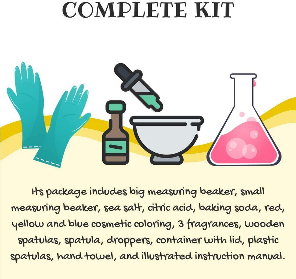 Explore STEM Learner My Spa Lab Bath Bomb DIY Educational Science Kit