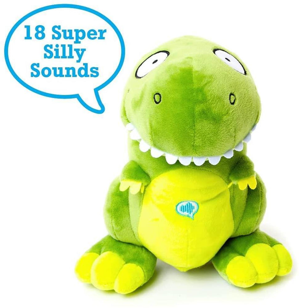 Silly Sounds Plush Talking Dinosaur T-Rex Burps Farts Roars 10" Interactive Mighty Mojo