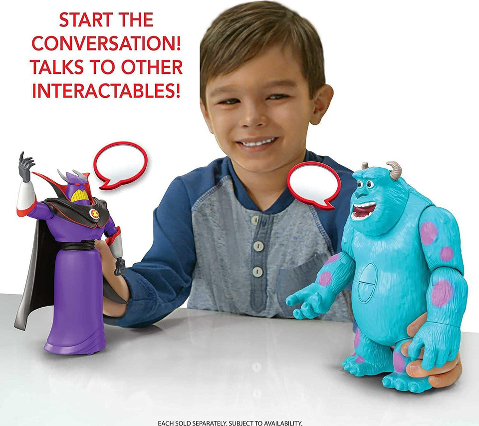 Monsters Inc Sulley Interactables Talking Figure 8" Movie Toy Disney Pixar Mattel