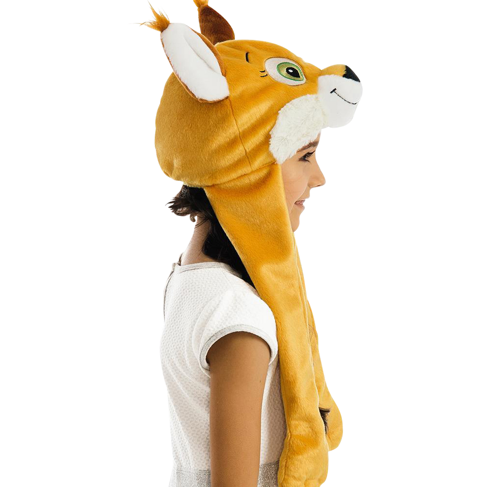 Nutty Squirrel Chipmunk Plush Headpiece Kids Costume Dress-Up Play Accessory