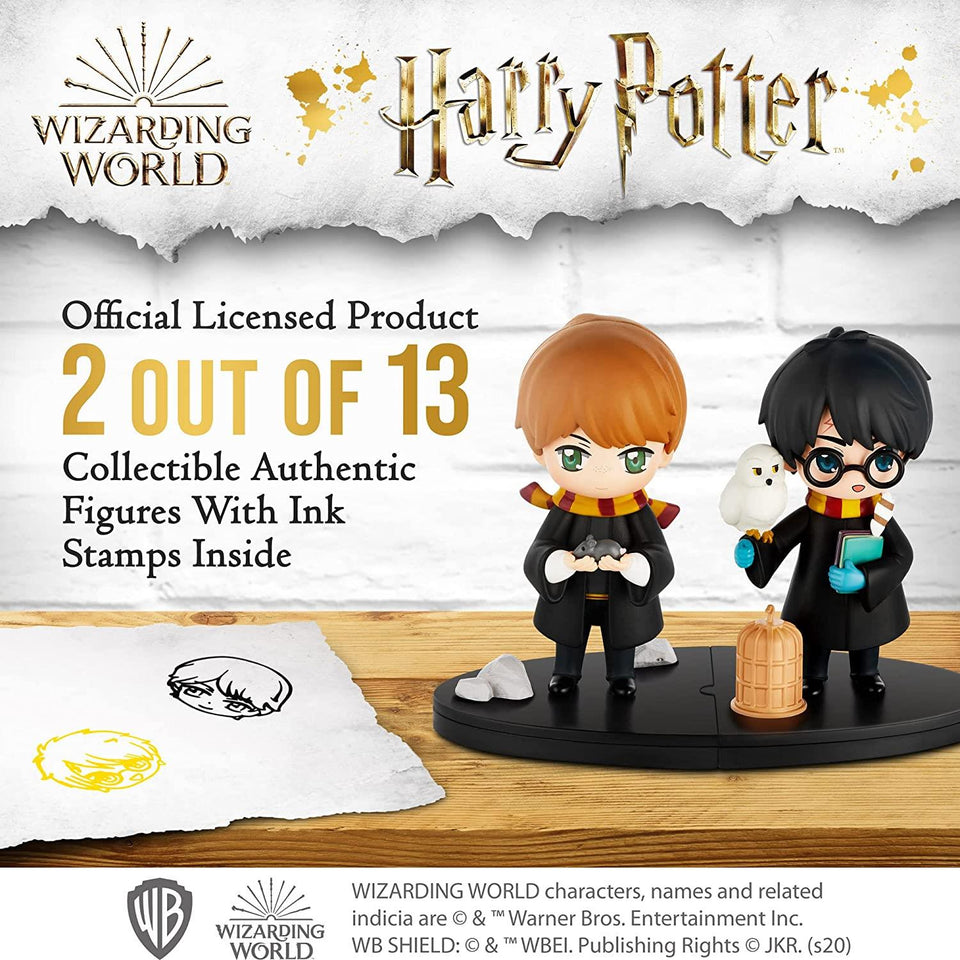 Harry Potter Hedwig & Ron Weasley Ink Stampers 2pk 3" Character Figures PMI International