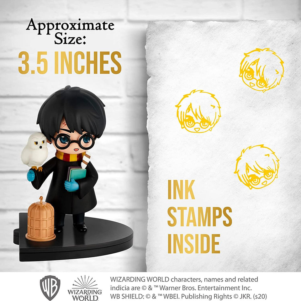 Harry Potter Hedwig & Ron Weasley Ink Stampers 2pk 3" Character Figures PMI International