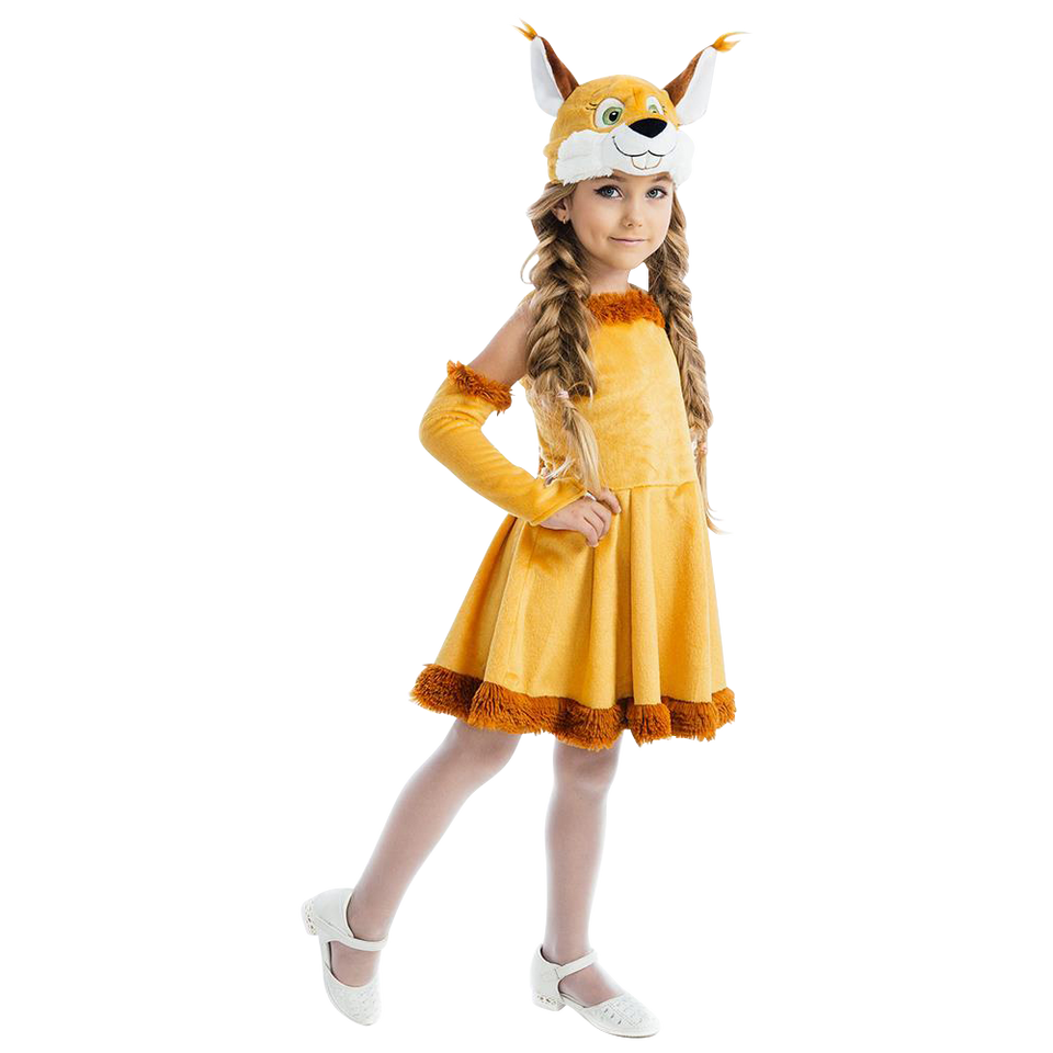 Fairy Tail Squirrel Nutty Chipmunk Girls Plush Costume Dress-Up Play Kids - X-Small