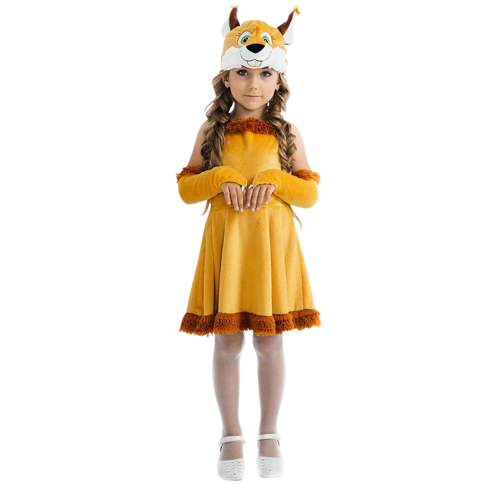 Fairy Tail Squirrel Nutty Chipmunk Girls Plush Costume Dress-Up Play Kids - X-Small