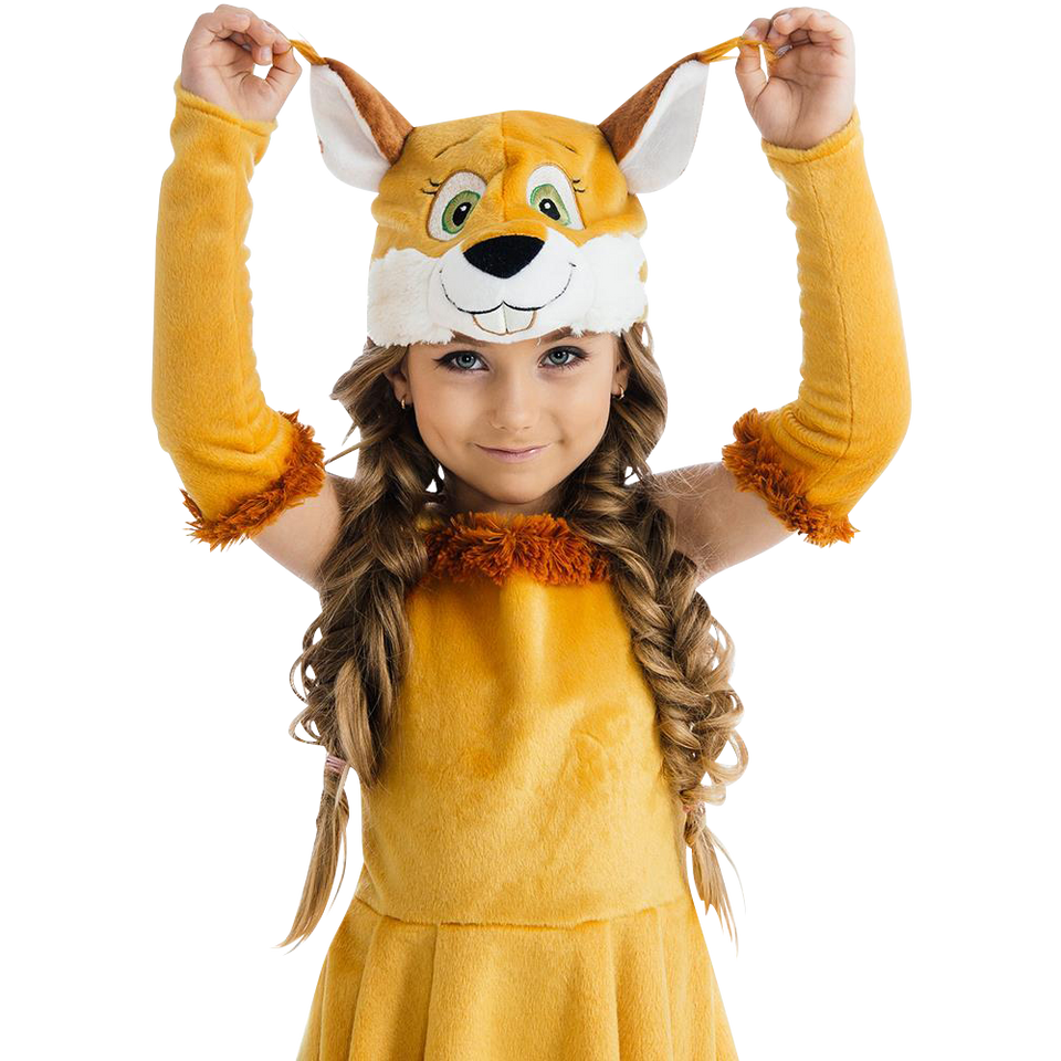 Fairy Tail Squirrel Nutty Chipmunk Girls Plush Costume Dress-Up Play Kids - X-Small
