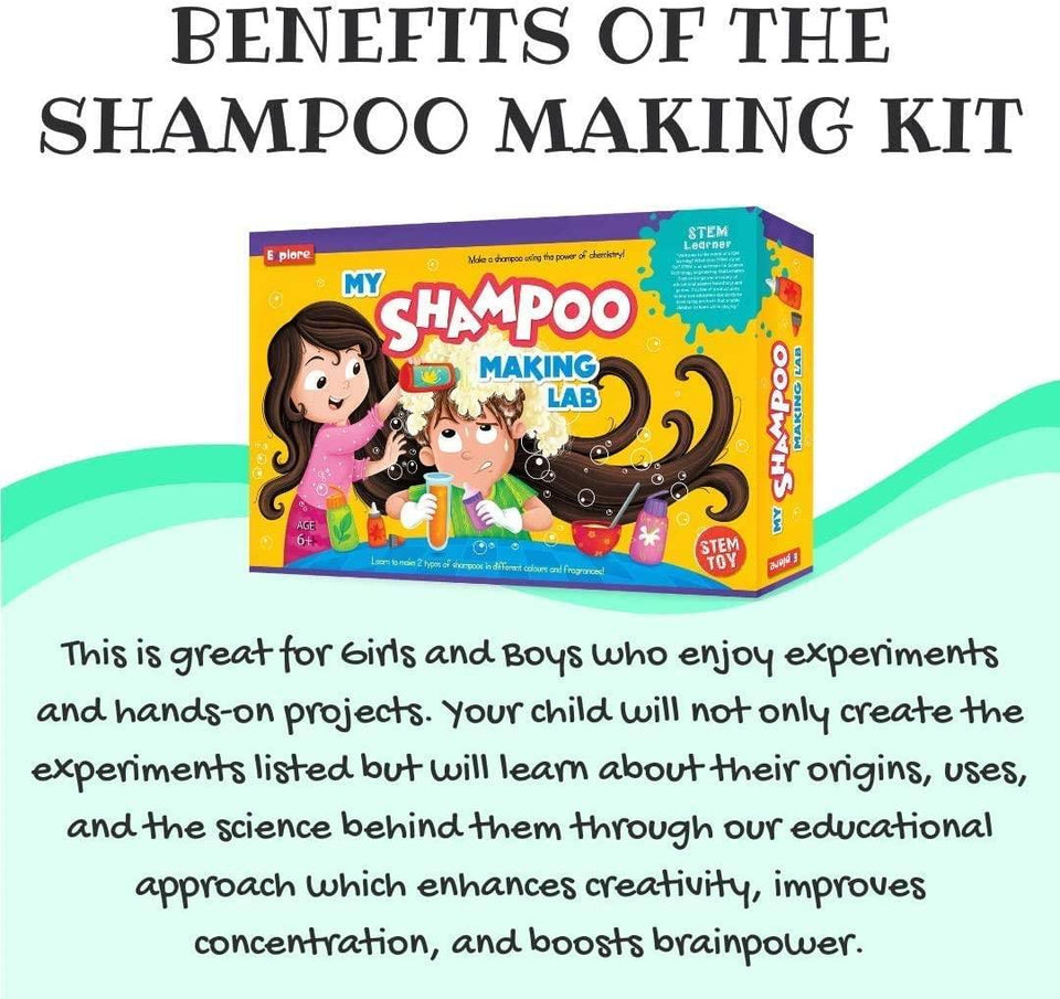 Explore STEM Learner My Shampoo Making Lab DIY Educational Chemisty Science