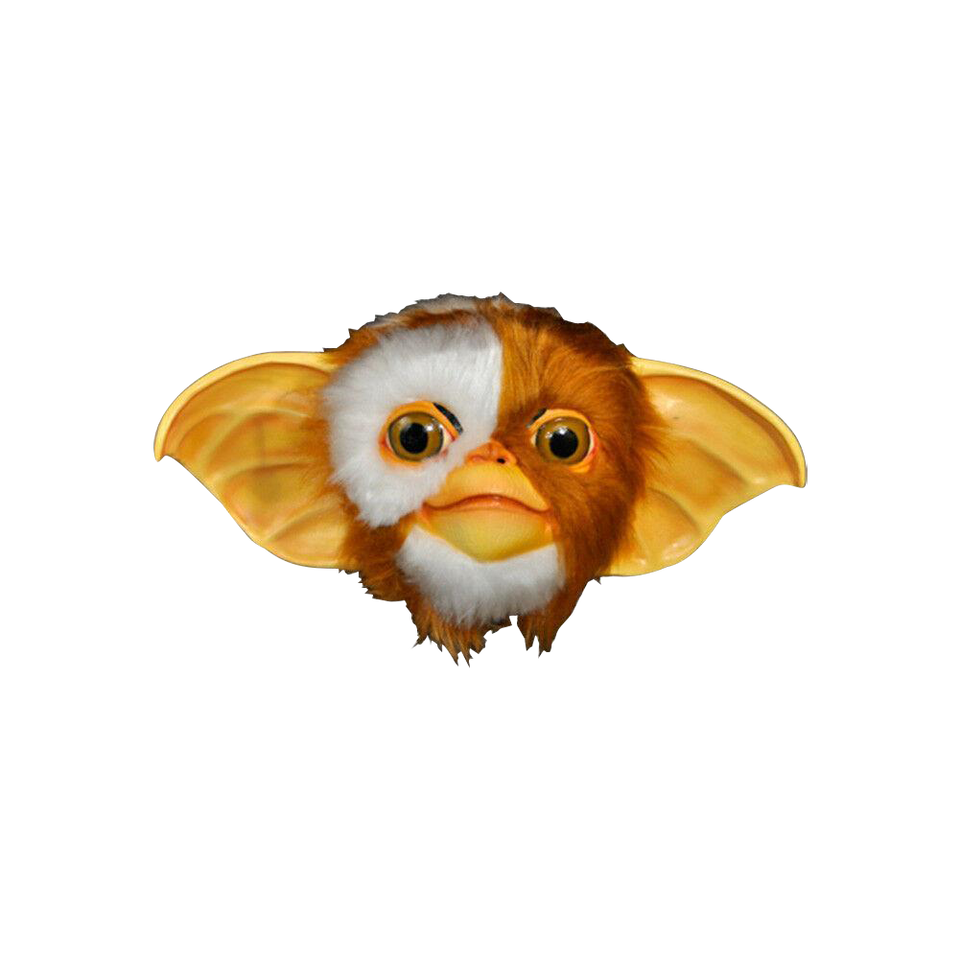GREMLINS Gizmo Mask Large Synthetic Hair Halloween Latex Trick Or Treat Studios