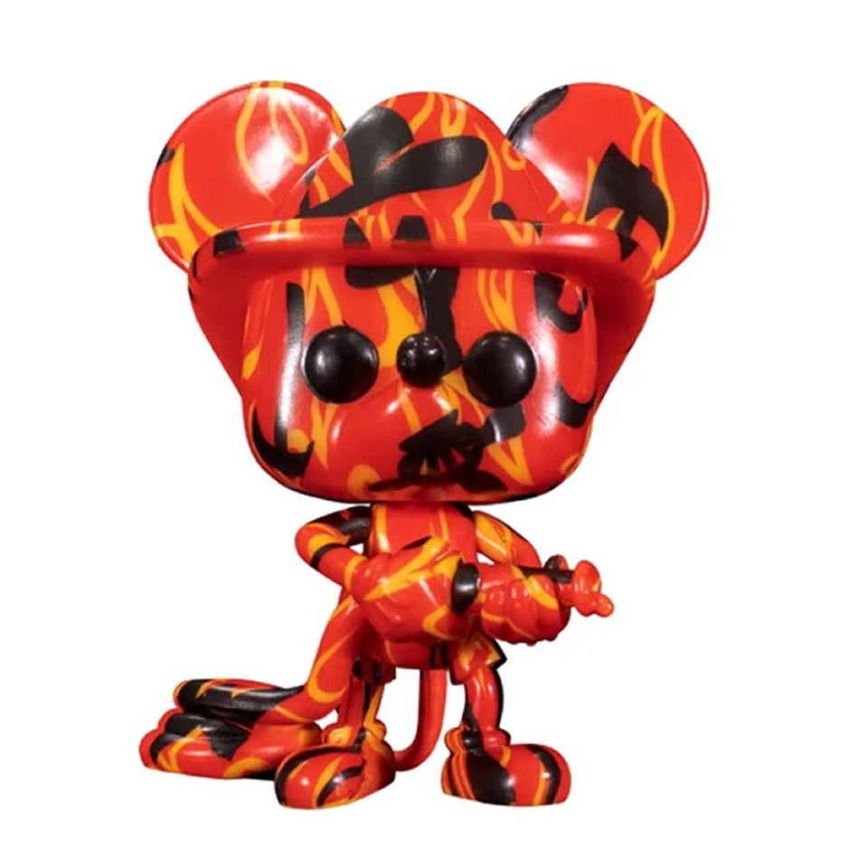 Funko Artist Series Firefighter Mickey Special Edition Red Figure Disney