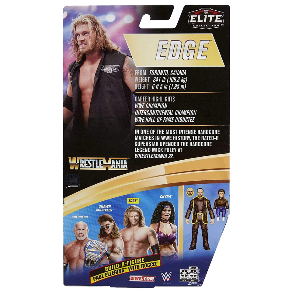 WWE Wrestlemania Elite Collection Edge Rated-R