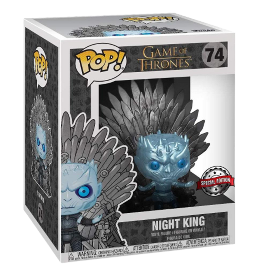 Funko Pop! Game of Thrones Night King Metallic on Iron Throne HBO GOT Figure