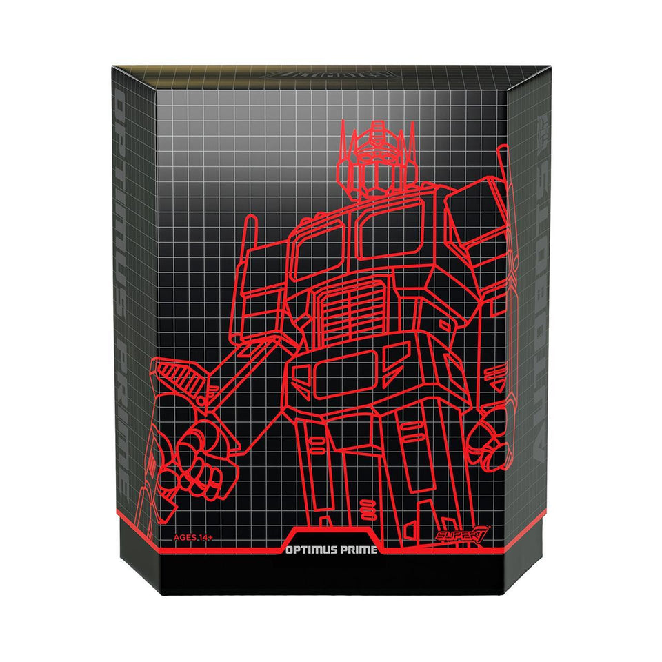 Transformers Ultimates Optimus Prime Original G1 Cartoon Wave 1 Figure Super7