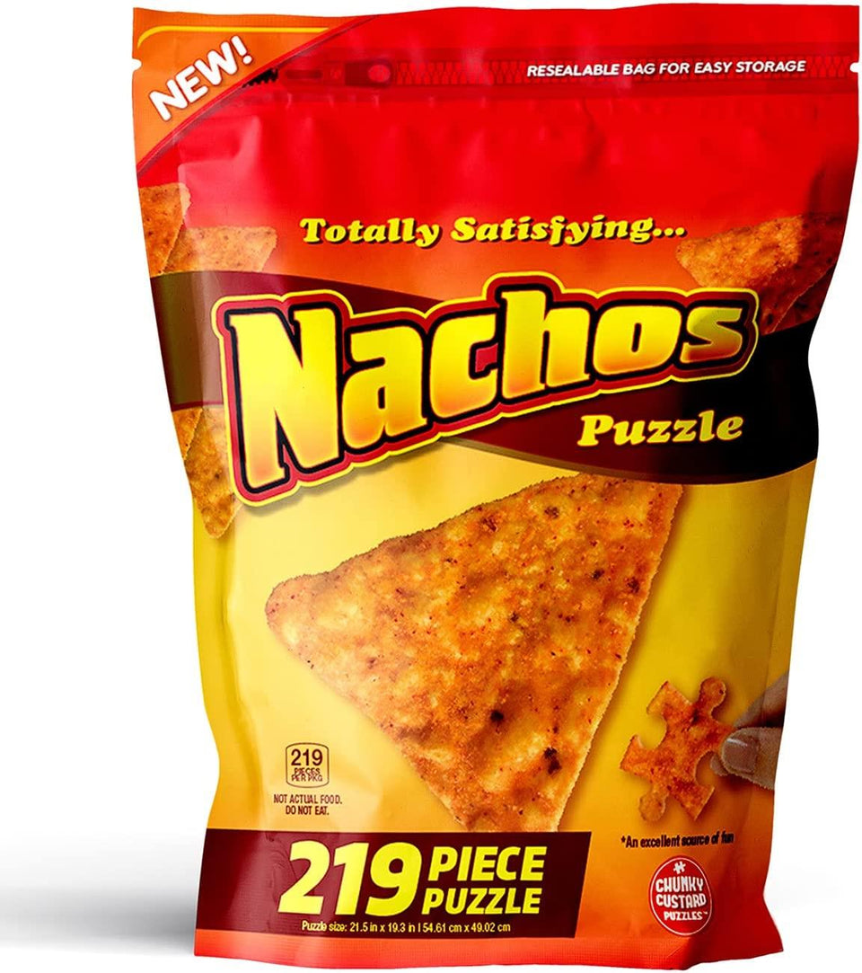 Nacho Chip 219pcs Jigsaw Puzzle 20"x21" Snack Series Food Theme Mighty Mojo