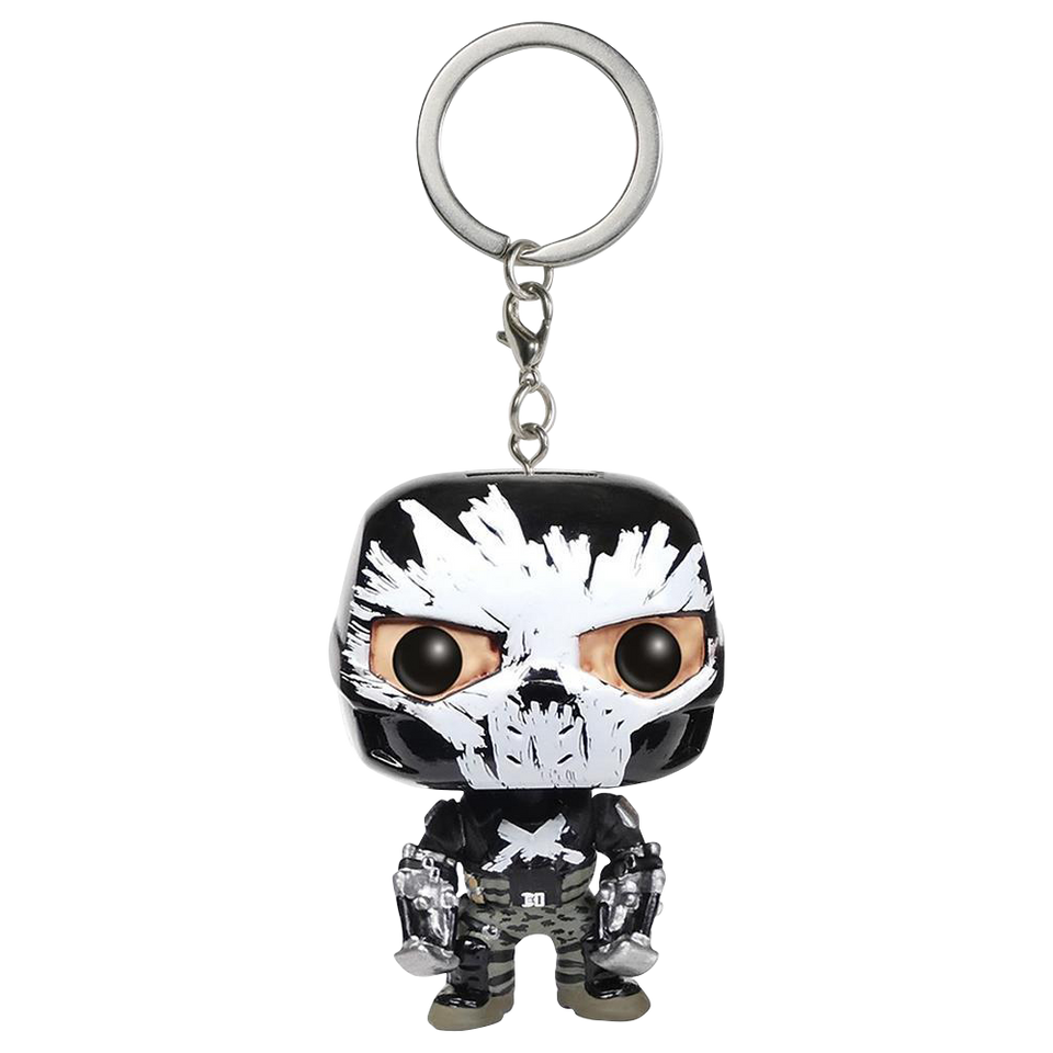 Pocket Keychain Marvel Civil War: Crossbones Captain America Bobble Toy Figure
