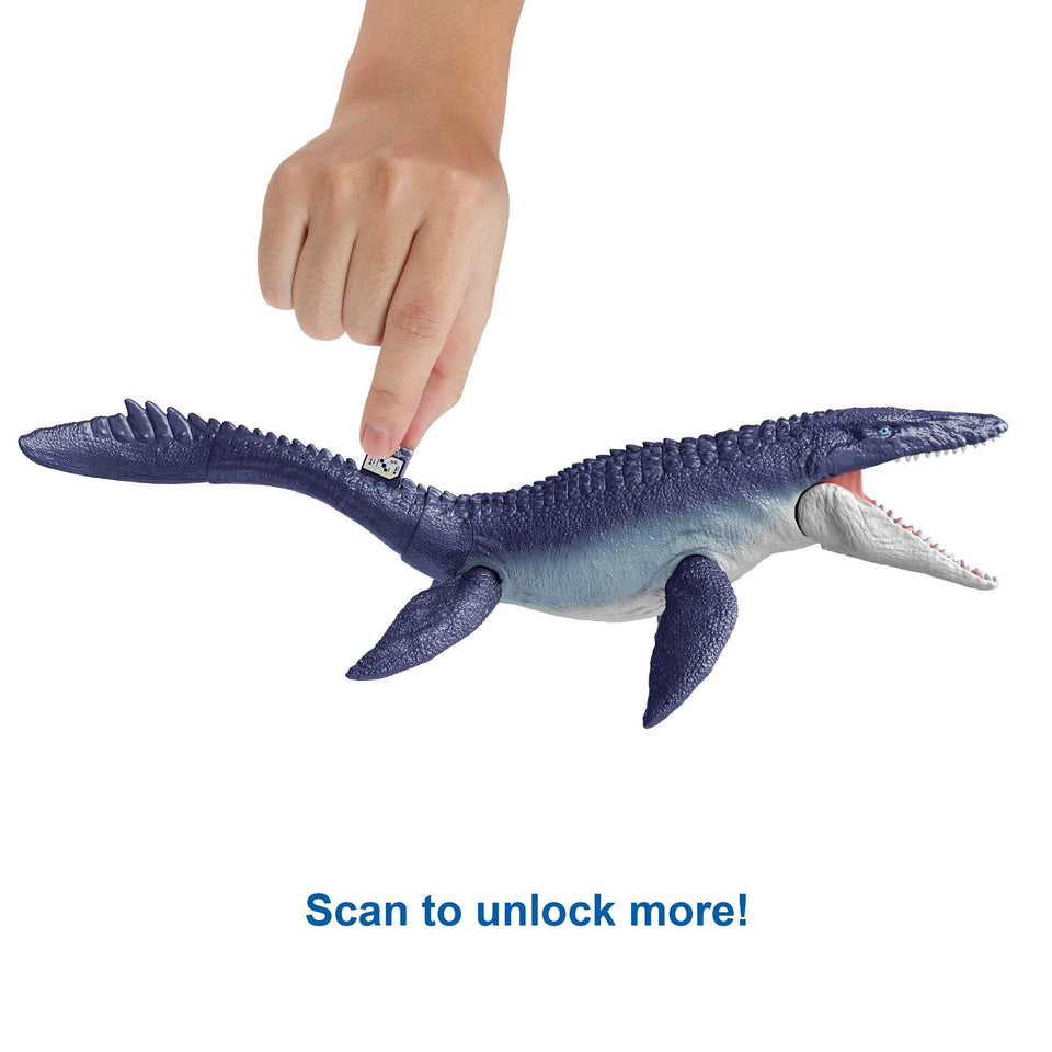 Jurassic World Dominion Mosasaurus Dinosaur Ocean Protector Movable Figure Mattel