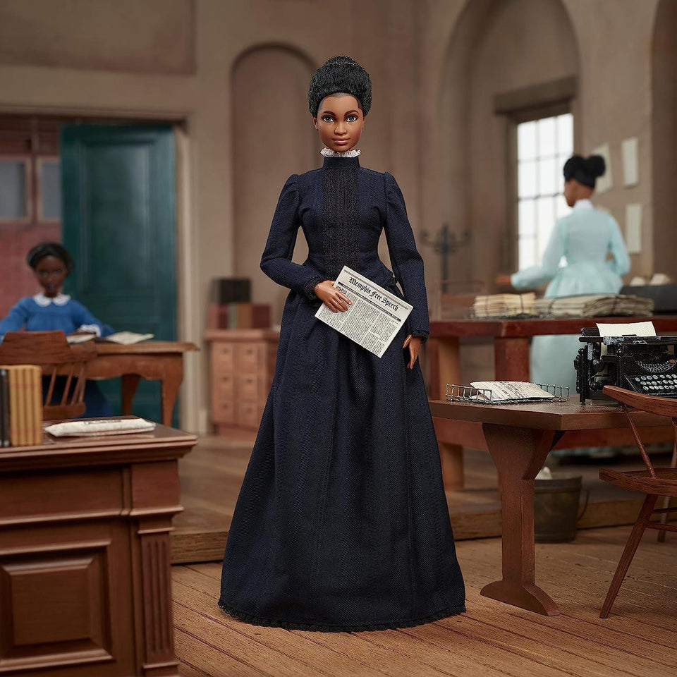 Ida B Wells Barbie Doll Journalist Activist Equality Inspiring Women Mattel