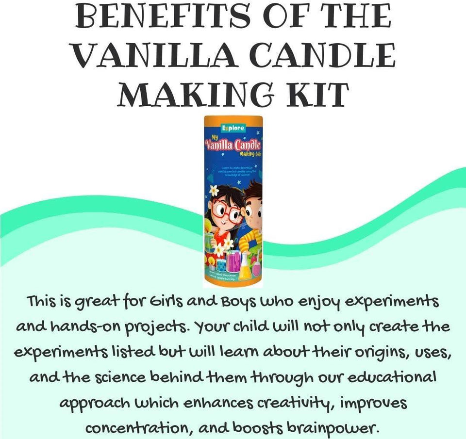 STEM Learner My Vanilla Candle Making Lab DYI Kids Science Kit