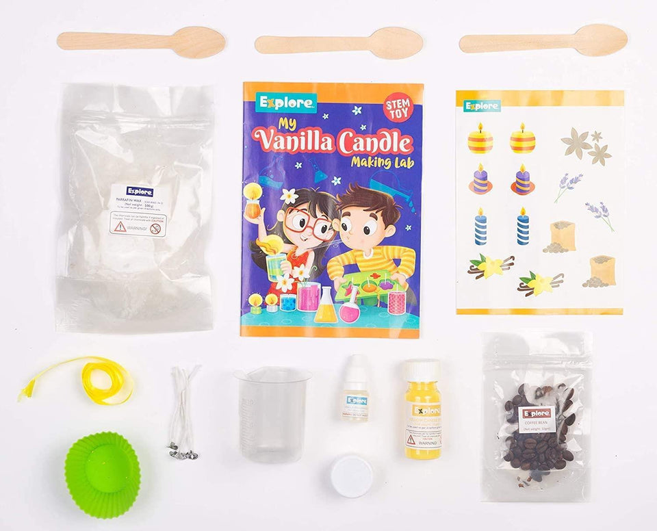 Mighty Mojo STEM Learner My Rose Candle Making Lab, Candle Making Kit, Gift  for Kids, Great DIY Starter Kit for Both Boys and Girls