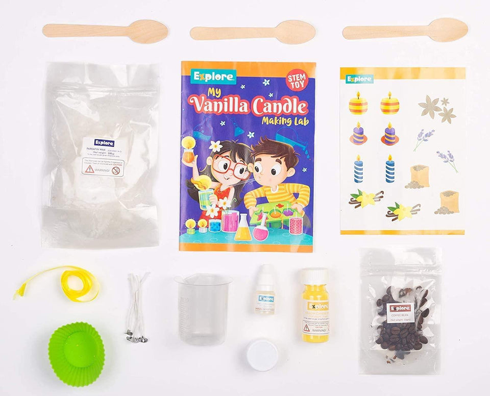 STEM Learner My Vanilla Candle Making Lab DYI Kids Science Kit