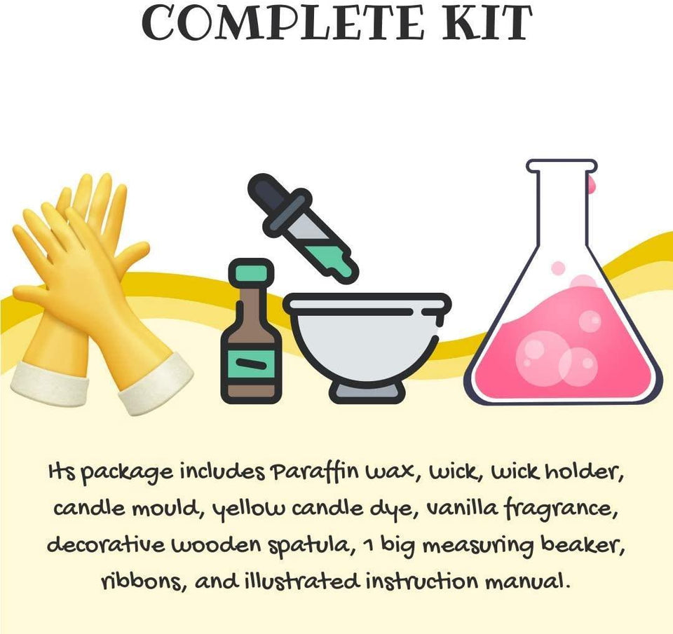 STEM Learner My Vanilla Candle Making Lab DYI Kids Science Kit