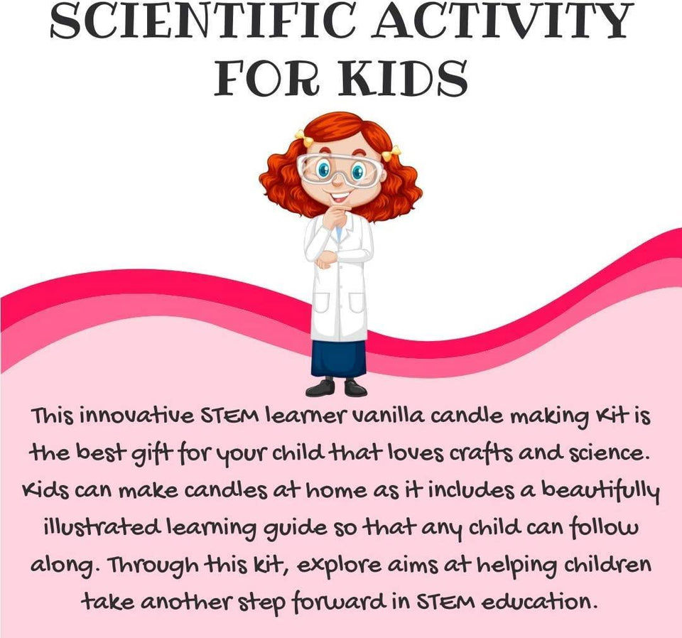 STEM Learner My Vanilla Candle Making Lab DYI Kids Science Kit