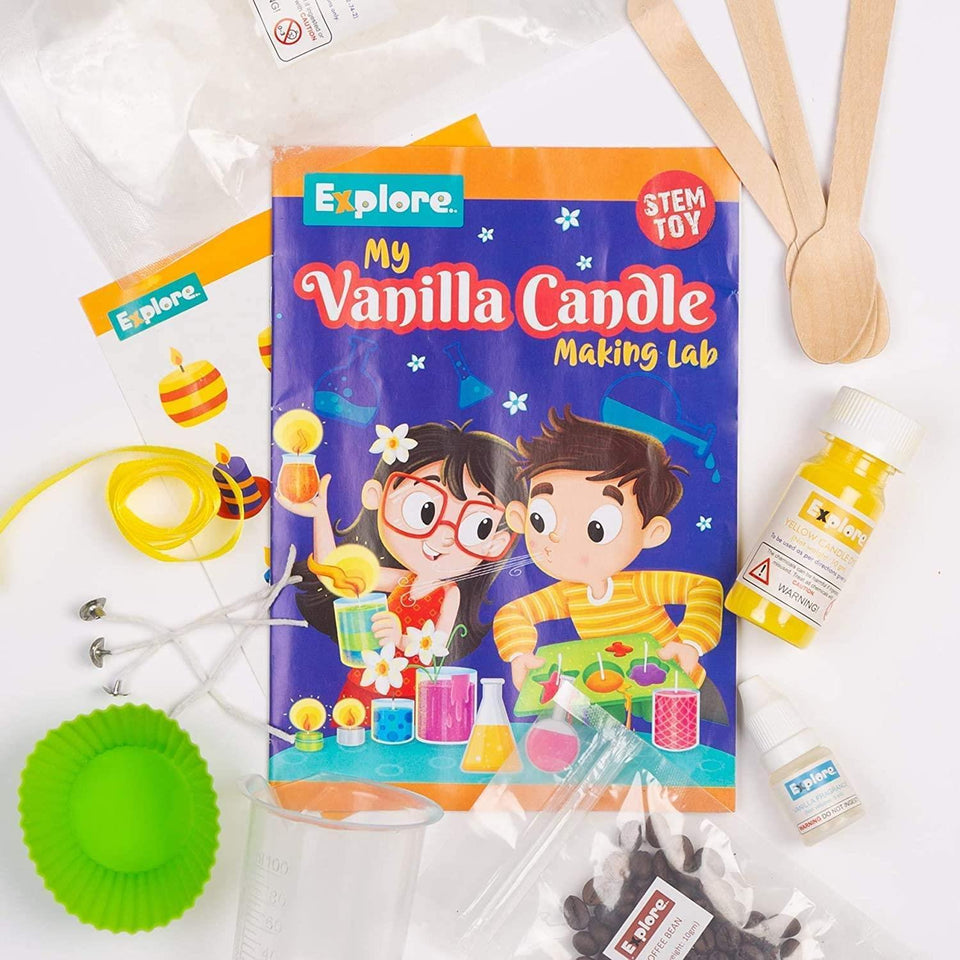 STEM Learner My Vanilla Candle Making Lab DYI Kids Science Kit